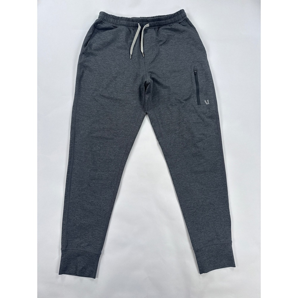 Vuori Sunday Performance Joggers Mens Small Charcoal Heather Gray V416